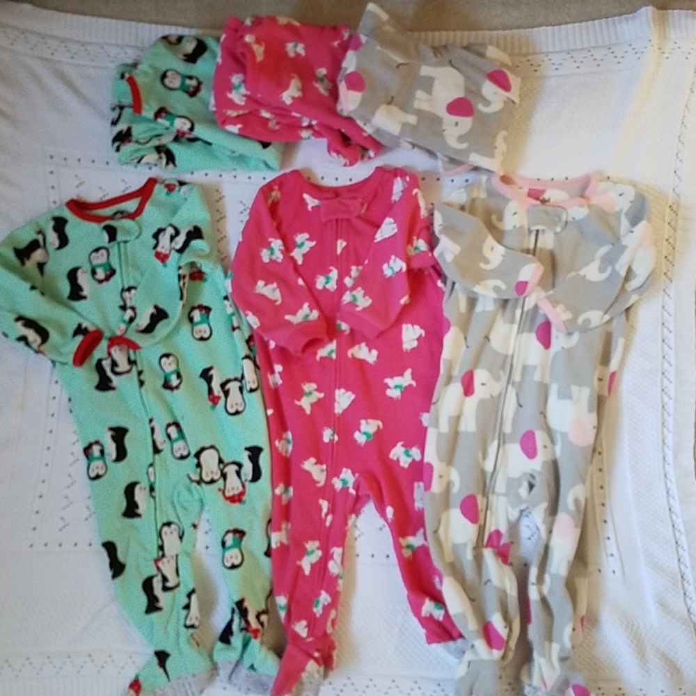 Warm sleepers for twin girls